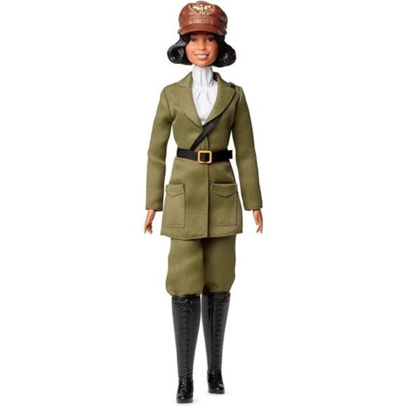 Barbie Other - Bessie Coleman Collectible Dressed in Aviator Suit with Helmet and Goggles